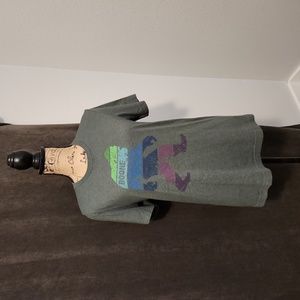 Ladies Medium Green T Shirt